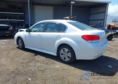 2010 Subaru Legacy 2.5I from USA, damaged, VIN 4S3BMCA67A3235304